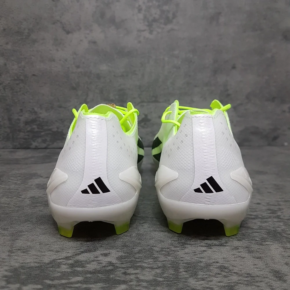 ADIDAS X CRAZYFAST+ FG Cloud Soccer Cleats Mens 12.5 White‎ Black Lemon Nby